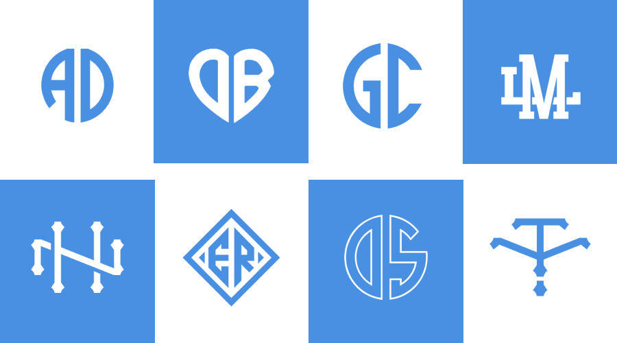 9个字母组合Logo创意案例｜可在线编辑模板